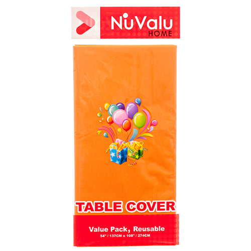 nuvalu table cover orange peva 0.03mm  -- 24 per box