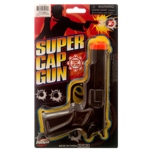 toy cap gun black color -- 36 per box