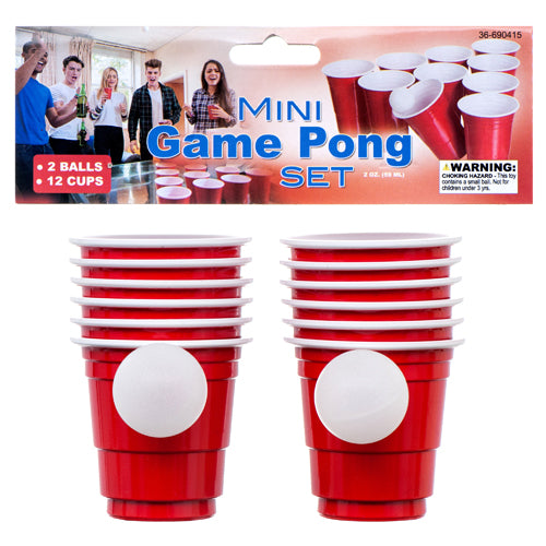 mini game pong set - 14 pieces  -- 24 per box