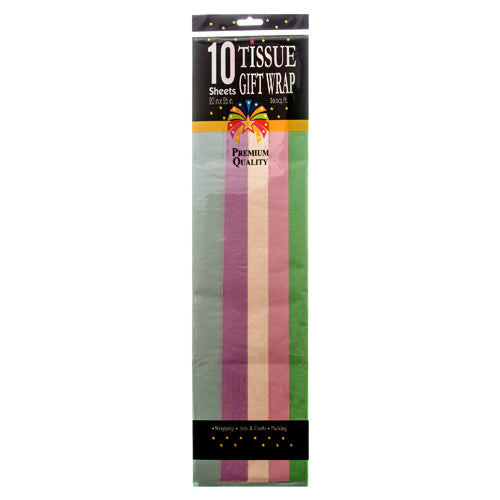 pastel tissue wrap - 10ct  -- 12 per box