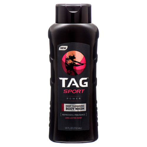 tag sport body wash power 18 oz -- 12 per case