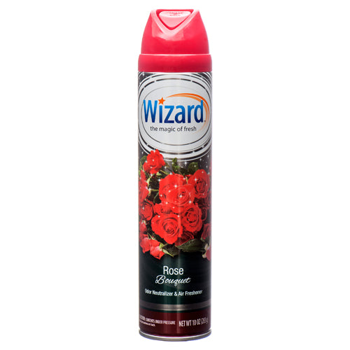 wizard air freshener 10 oz rose bouquet -- 12 per case