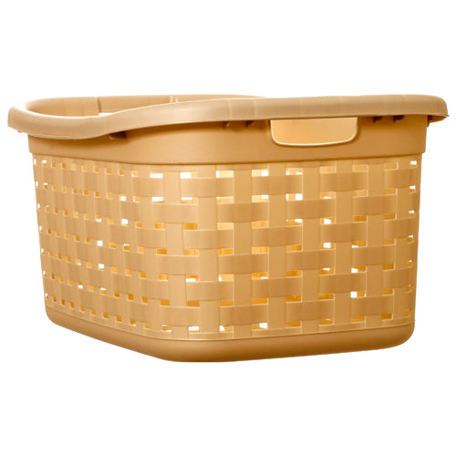 sterilite 1275 weave laundry basket rt cement -- 6 per case