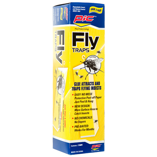 pic fly traps 2pc - keep flies away! -- 6 per case