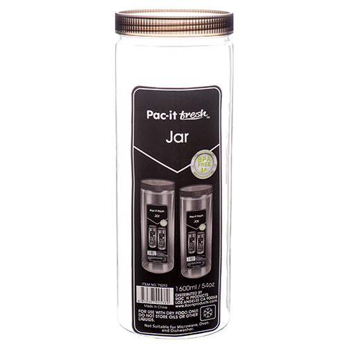 pac it fresh jar black 54oz -- 36 per case