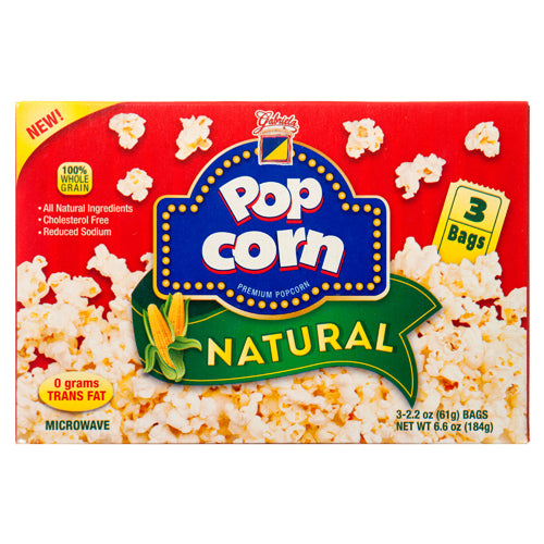 gabriela popcorn natural 3pk 6.6z -- 12 per case