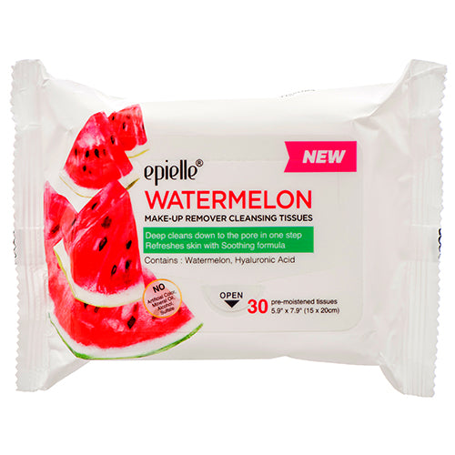 epielle watermelon cleansing tissues - 30 ct -  -- 24 per case