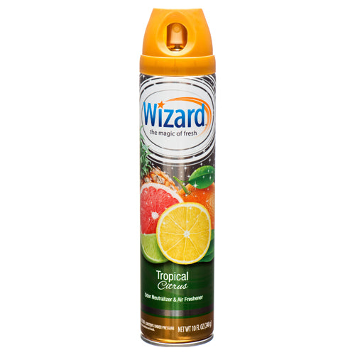 wizard air freshener tropical citrus 10 oz -- 12 per case