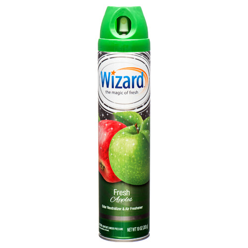 wizard air freshener fresh apples 10 oz -- 12 per case