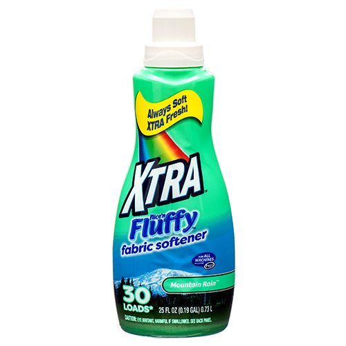 xtra fabric softner 25 oz mountain rain -- 12 per case