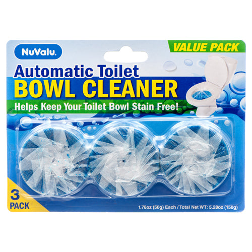 nuvalu toilet bowl cleaner blue - 24 pack -- 24 per case