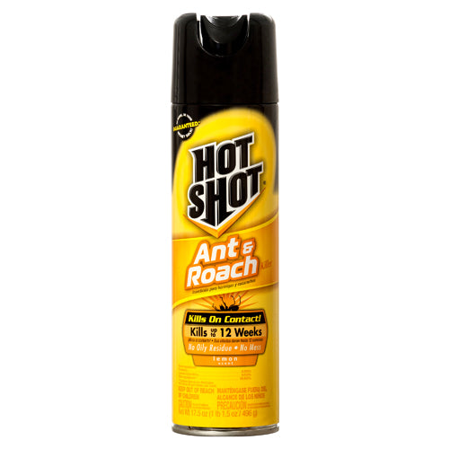 hot shot ant & roach lemon scent - 17.5z  -- 12 per case