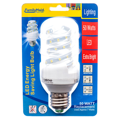 led spiral lightbulbs 7w - -  -- 24 per box