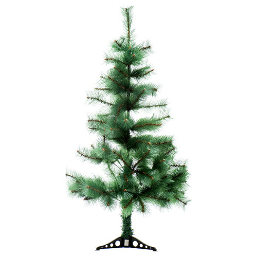 4ft pre-lit artificial christmas tree with led lights and plastic stand -- 1 per case