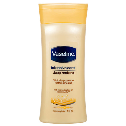 vaseline deep restore lotion 100ml -- 36 per case