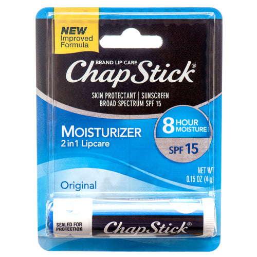 chapstick lip balm moisturizer 0.15 oz -- 12 per box