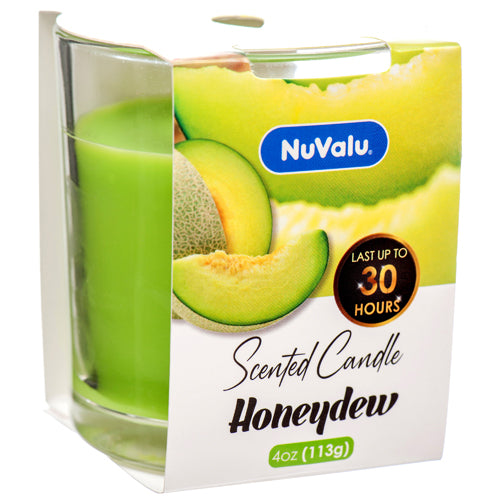 nuvalu soy wax candle tumblers - honeydew melon  -- 12 per case