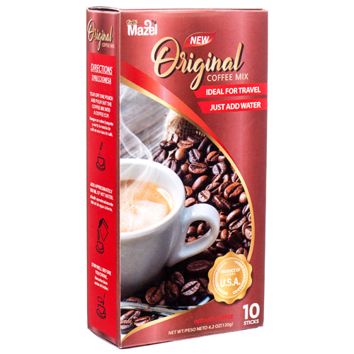 mazel coffee original 10 sticks -- 36 per case