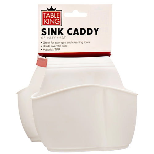 table king sink caddy holder white -- 24 per case