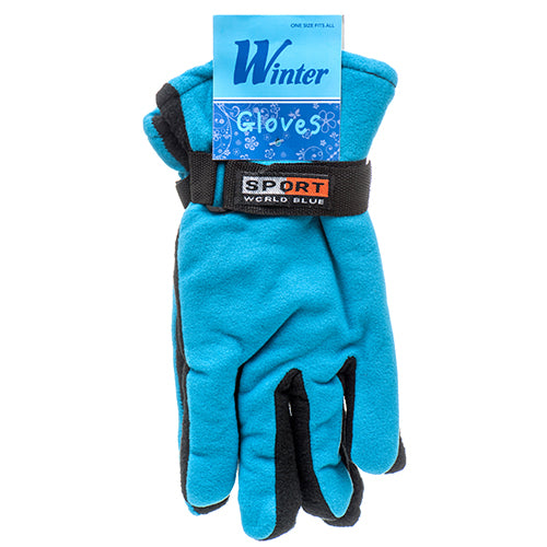 women's winter gloves - hw #gl001b - bulk  -- 12 per box