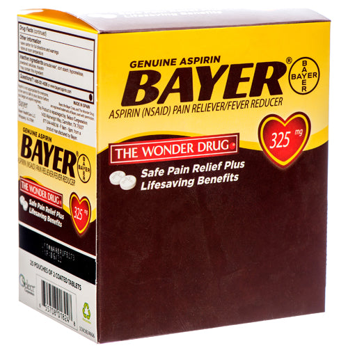 bayer aspirin 25 ct  -  -- 25 per box