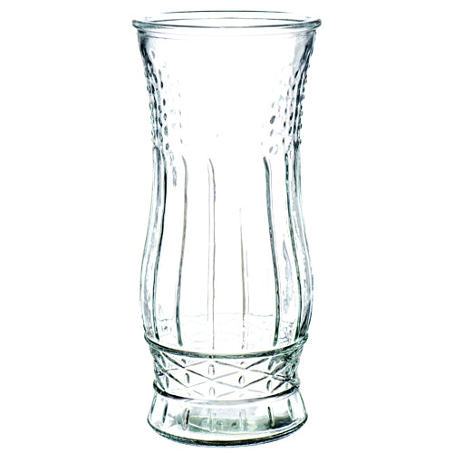 clear bamboo glass vases - 8.5in - 24 pack -- 24 per case