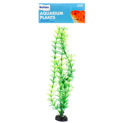 artificial aquarium plants - nuvalu 12 leaf -  -- 24 per box