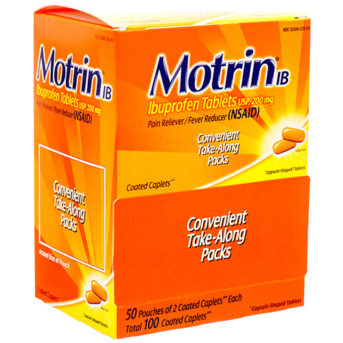 motrin ib display box - 1000 tablets -- 50 per box