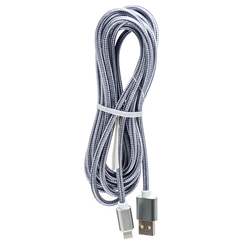 10ft charging cable for iphone - assorted colors  -- 12 per box