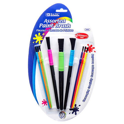 bazic paint brush set - 5 brushes  -- 24 per box