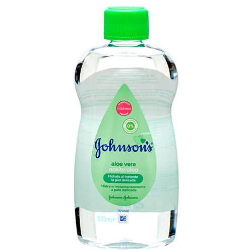 johnson's baby oil aloe 500ml -- 12 per case