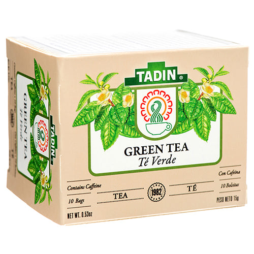 tadin green tea blend - 10 bags - bulk  -- 48 per case