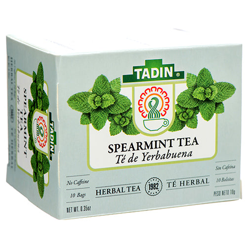 tadin spearmint tea - 10 bag pack  -- 48 per case