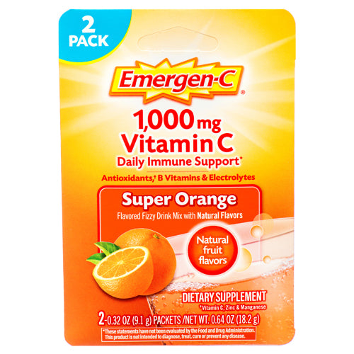 emergen-c super orange 2 pk -- 12 per box