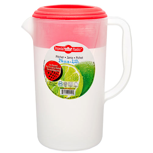 2.1qt pitchers - assorted colors  -- 48 per case