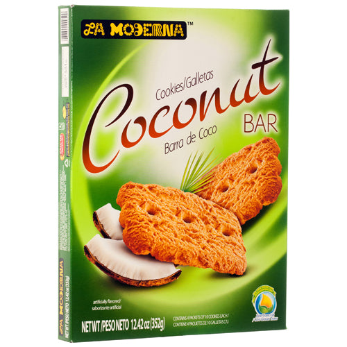 la moderna coconut bars - 12.42 oz -- 14 per case