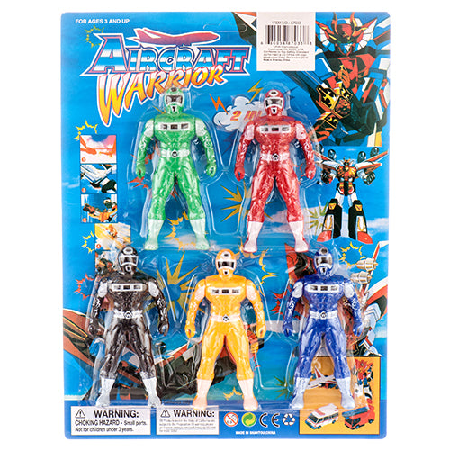 aircraft warriors toy figurines - 5pc -- 36 per box