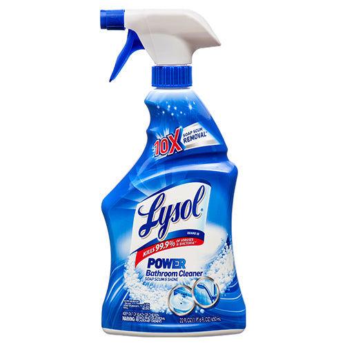 lysol bathroom cleaner power trigger 22 oz -- 6 per case