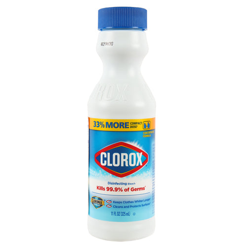 clorox bleach liquid regular scent - 11 oz -- 28 per case