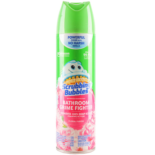 scrubbing bubbles bathroom grime fighter floral 20 oz -- 12 per case