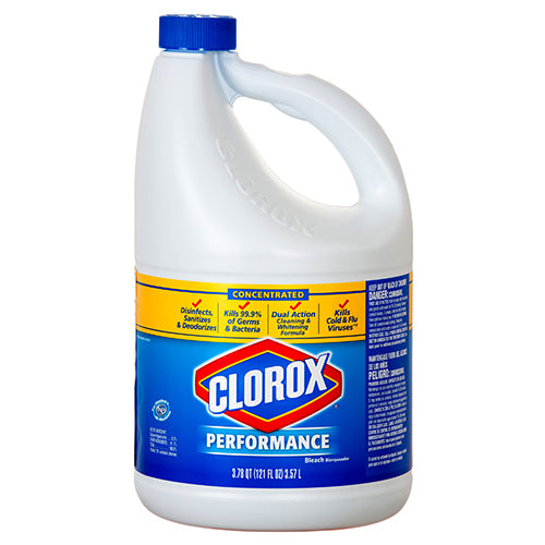 clorox performance bleach 121 oz -- 3 per case