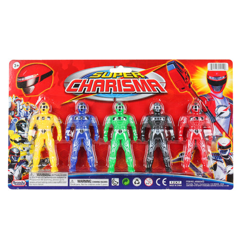 power action toys - 5 piece assorted colors -- 36 per box