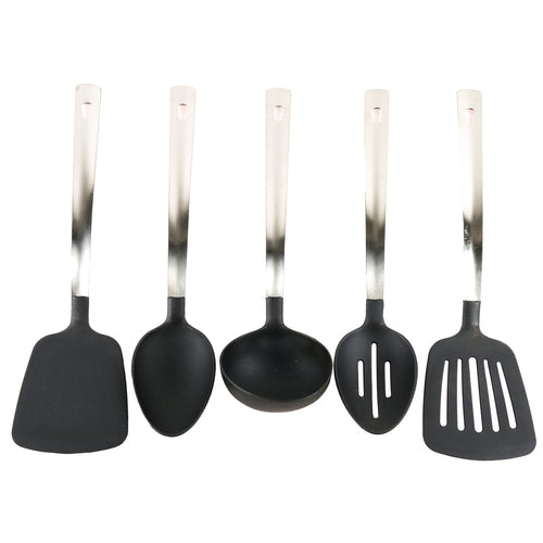 nylon utensil set - 5pcs  -- 12 per box