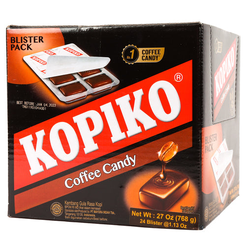 kopiko coffee candy w/ display  -- 24 per box