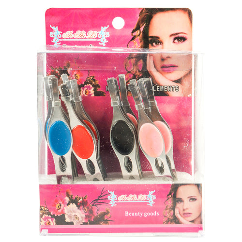 tweezer with finger grip  -- 24 per box