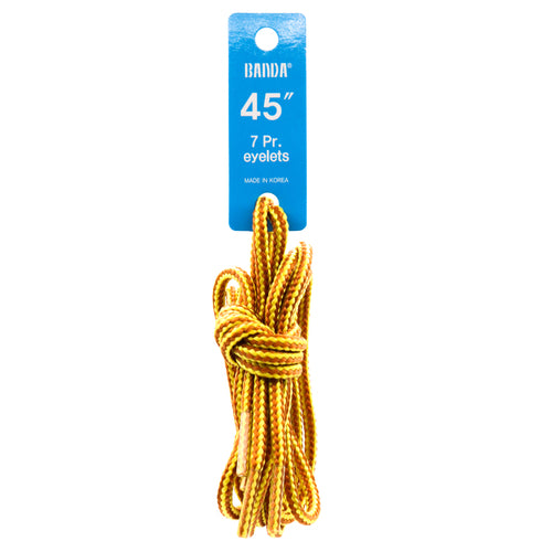 tan / gold 45 in shoelaces - bulk pack of 360 -- 12 per box