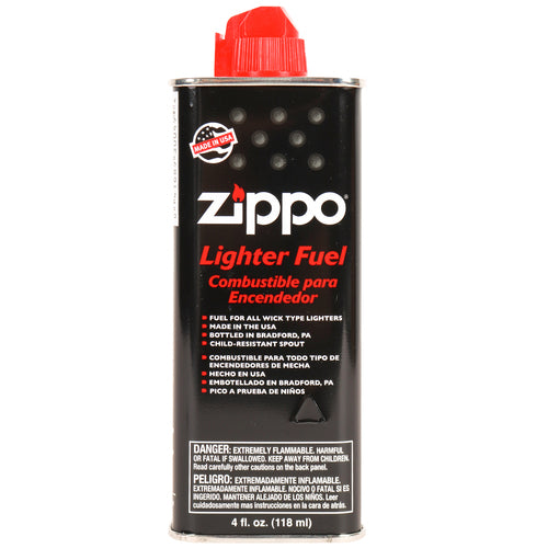 zippo lighter fluid - 4oz -- 12 per case