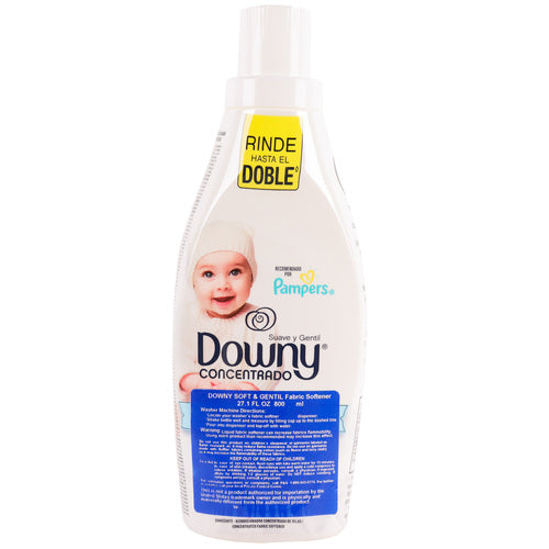 downy fabric softener 800ml - suave y gentil -  -- 9 per case