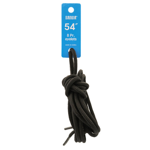 round black shoelaces - 54  -  -- 12 per box