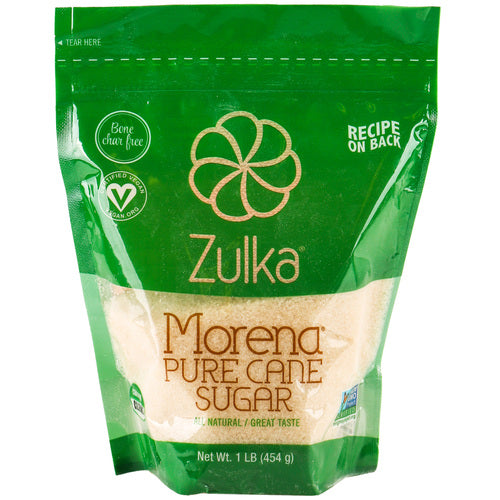 zulka all natural granulated sugar 1 lb -- 10 per case